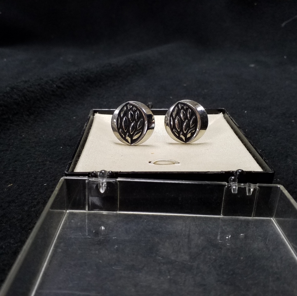 Black & Silver Cuff Links